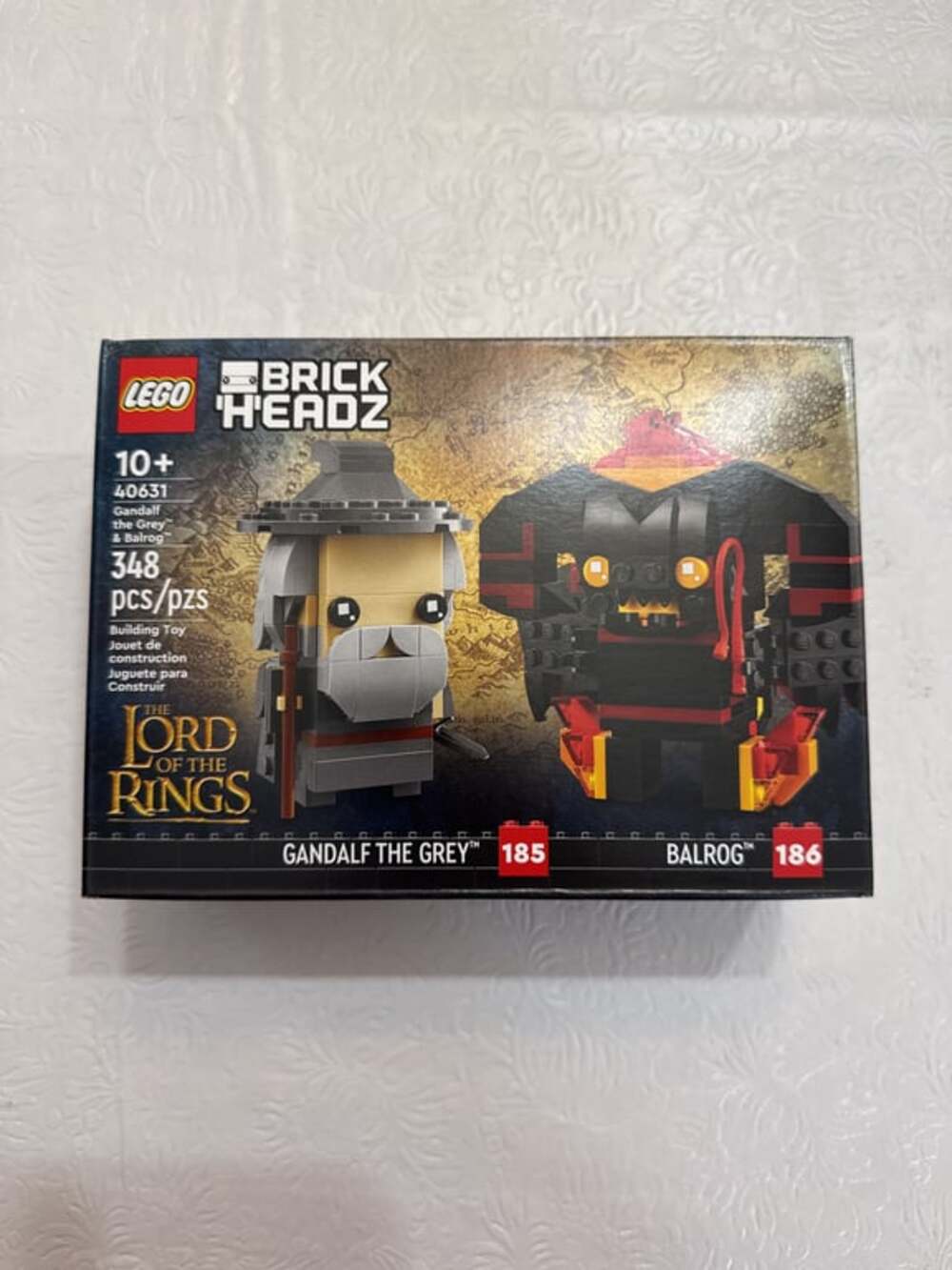 LEGO BRICKHEADZ 40631 Gandalf the Grey & Balrog 185 and 186 New Factory Sealed